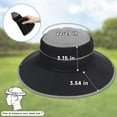 thumbnail image 7 of OZERO Sun Hat for Men Women: Fishing Hat Wide Brim UV Protection Bucket Boonie Hats Waterproof Summer Beach Hiking, 7 of 7