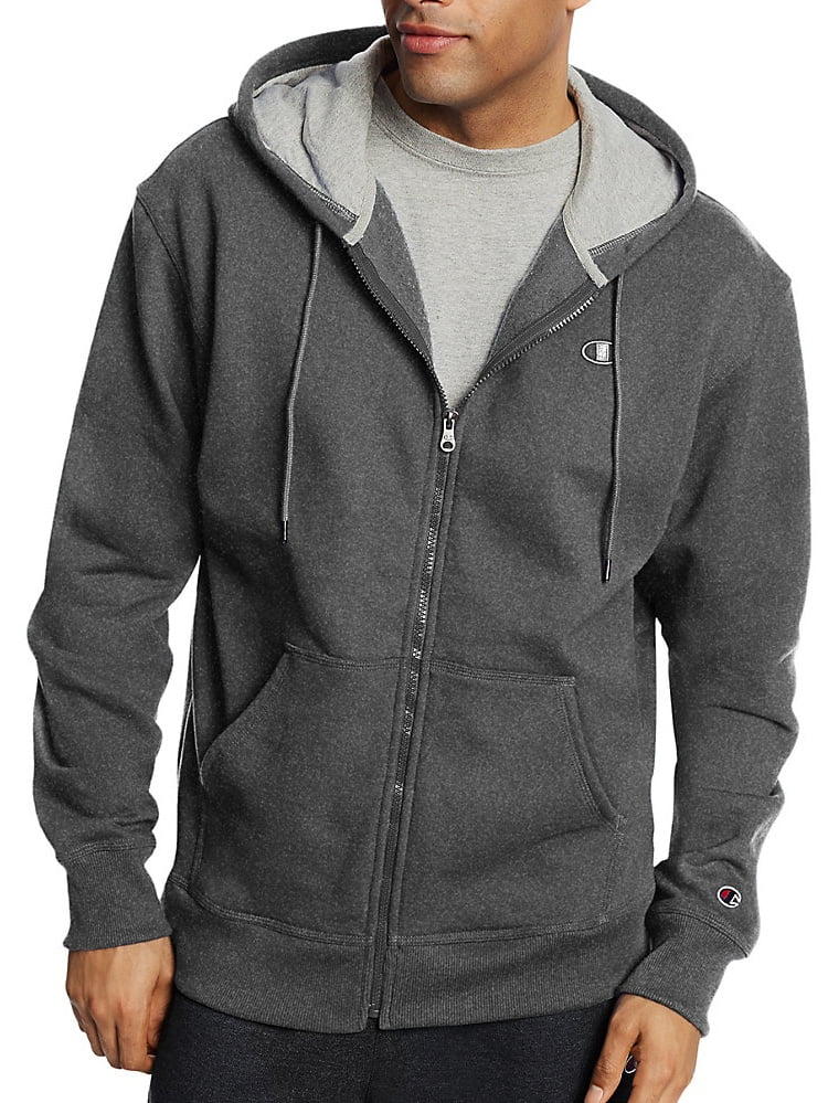 Champion - Champion Powerblend Fleece Full Zip Hoodie - Walmart.com