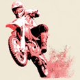 thumbnail image 3 of CafePress - Red Dirtbike Wheeling In Mud Light T Shirt - Men's Classic Graphic T-Shirt, 3 of 4