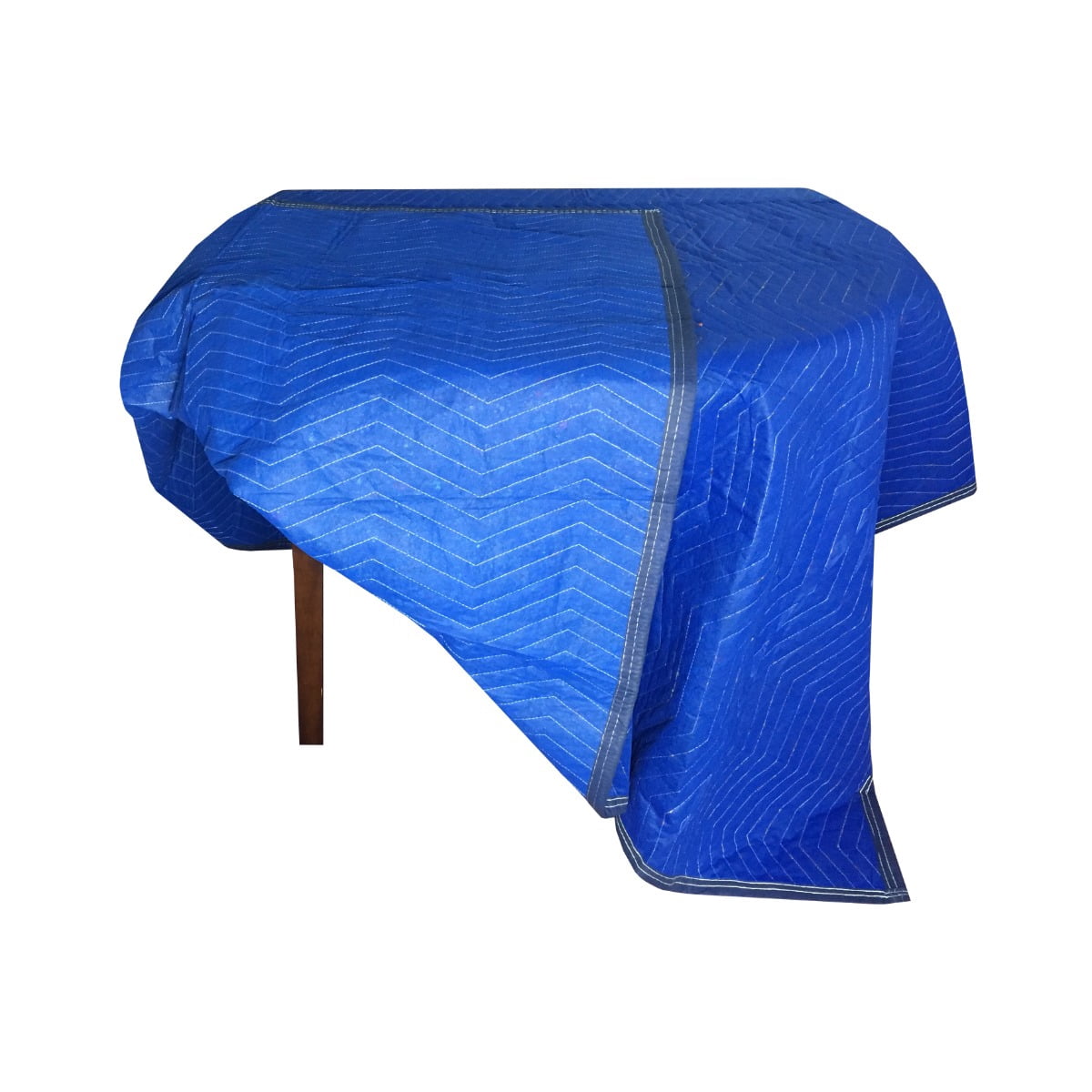 uBoxes Pro Moving Blankets (2 Pack) 72"x80" Blue 35lbs/doz 2.92lb/Ea