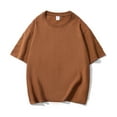 thumbnail image 4 of yillto Womens Oversized Shirts Short Sleeve Baggy Summer Casual Tees Basic Crew Neck T Shirts Tops, 4 of 5