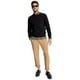 thumbnail image 2 of Jersey Tommy Hilfiger liso con cuello redondo para hombre, algodón, color negro, 2 of 5