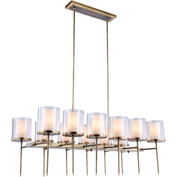 Bradford Collection 12-Light French Chandelier in Bronze