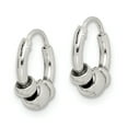 thumbnail image 3 of Sterling Silver Hoop Earrings, 3 of 4