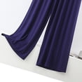 thumbnail image 7 of Endives Womens Wide Leg Pant Elastic High Waisted Tie Slim Fit Casual Pants Linen Pants Women Beach Vacation Outfits S-6XL, 7 of 7