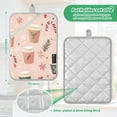 thumbnail image 6 of Yayeee Pot Holders Kitchen Heat Resistant with Pocket 7"x9.8" Cotton Oven Cooking Hot Pads, Hand Drawn Cups, 6 of 7