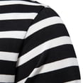 thumbnail image 4 of Spring New Casual T-Shirt Men's Striped Top Round Neck Men's Cotton Bottoming Shirt-Khaki-XL, 4 of 6