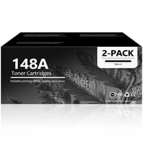 148A Black Toner Cartridge Compatible for HP 148A W1480A Toner Cartridge Printer (2 Pack)