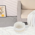thumbnail image 3 of REGALWOVEN 1 Pack Woven Storage Basket, Shelf Closet Storage Bin with Tassel for Key Tray Bowl for Entryway Desk, Catchall Home Decor White 9.4*6.7in, 3 of 3
