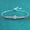 White, variant on D Color VVS1 Moissanite Promise Bracelets for Women - 925 Sterling Silver Adjustable Chain & Wedding Engagement Jewelry Gift - Passes Tester