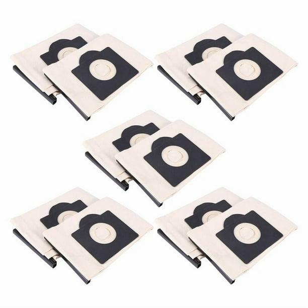Bolsas de Filtro Lavables de 10 Piezas para Bolsa de Aspiradora WD3 Rremium WD3200 SE4001 WD3300 Wd2 SE 4000 MV3