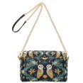 thumbnail image 2 of FORMRS Women Crossbody Purse with Chain Strap Vegan Leather Shoulder Handbag, Brown Mystical Owls, 2 of 7