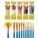 thumbnail image 2 of Juego de Pinceles para Pintura Acrílica, 5 Paquetes/60 Piezas de Pinceles para Acuarela, Cabezal de Cepillo de Nailon, para Pintura Al Óleo, Gouache, 2 of 8