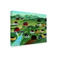 Trademark Fine Art 'Countryside' Canvas Art by Cheryl Bartley