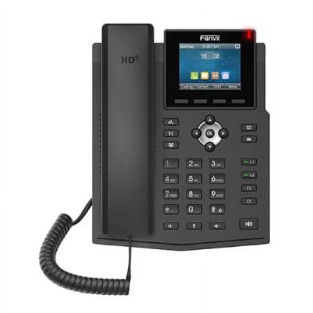 Fanvil X3U-Pro 2.8" Color Display 6 SIP Lines 3Line Keys IPv4 & IPv6 PoE & GigE G.722 Opus G.723.1