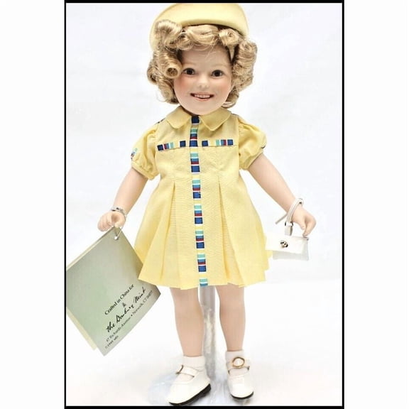 Shirley Temple "Stowaway" Porcelain Doll 10" Danbury Mint