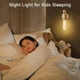thumbnail image 4 of 2pcs LED Wooden Sensor Night Light With Motion Sensor Wall Sconce, USB Rechargeable, Magnetic Mount For Bedroom Bedside, Closet, Cabinet, Staircase, 4 of 14