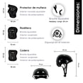 thumbnail image 5 of Patineta Juvenil Para Niño Clásica Piso Diseño León LAVIGA Con Protecciones PU Alta Resistencia, 5 of 5