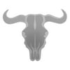 Pilot Automotive Stainless Steel Bull Skull Emblem [TT-091]