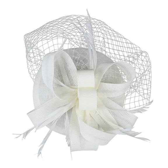 GOOHOCHY Durable Fascinator Hat for Women in Beige Polyester Perfect for Decor and Comfort 7.5 Inches