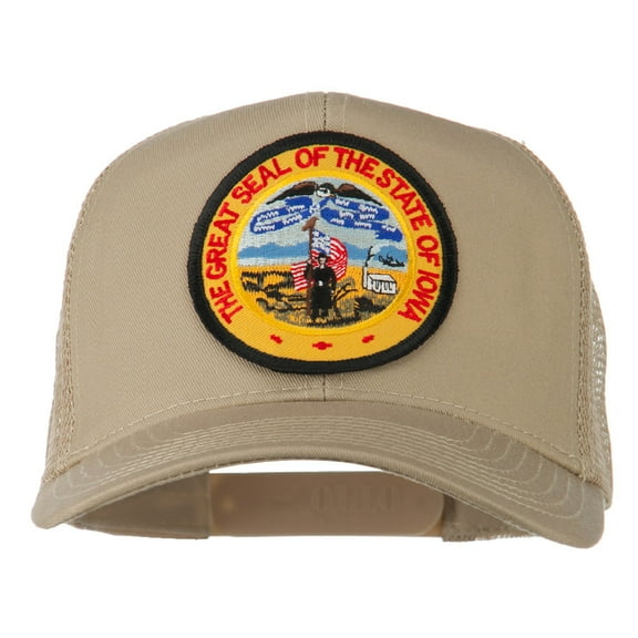 Iowa State Patched Mesh Cap - Khaki OSFM