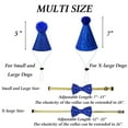 thumbnail image 4 of Dog Birthday Party Supplies, X-Large, Blue - Includes Hat, Bandana, Bow Tie, Numbers & Glue Points, 4 of 6