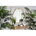 thumbnail image 5 of Baxton Studio Gates Modern Glam and Luxe Antique Goldleaf Metal Accent Wall Mirror, 5 of 6