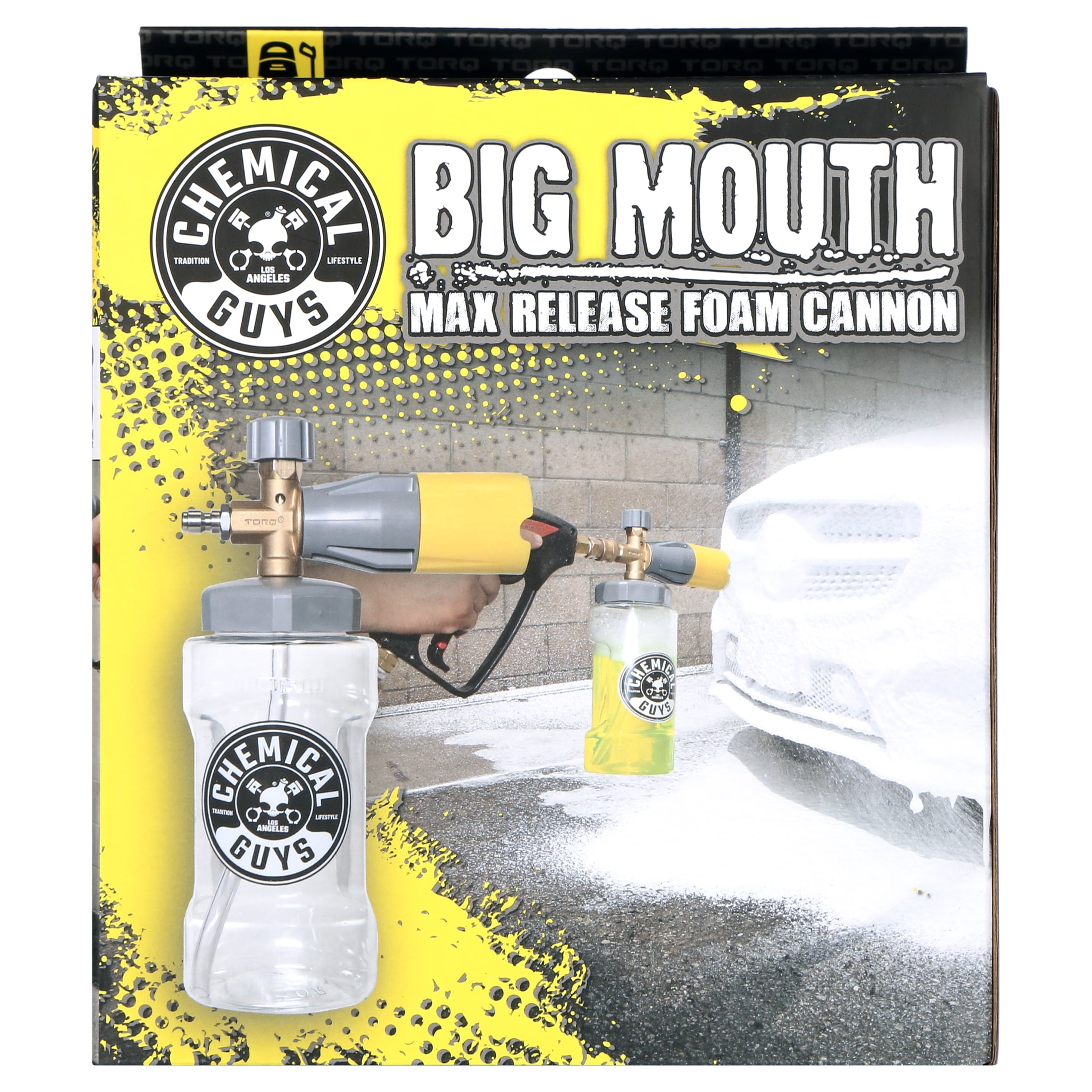 Chemical Guys EQP324 Multi-Color Big Mouth Max Release Foam Cannon, 34oz Bottle