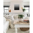 thumbnail image 5 of Windows Valances Curtain Black and Grey Ombre Kitchen Valances Rod Pocket Gradient Gradual Color Modern Window Treatment Short Topper Curtains for Kitchen Bathroom Living Room 1 Panel,54 x 18 inch, 5 of 6
