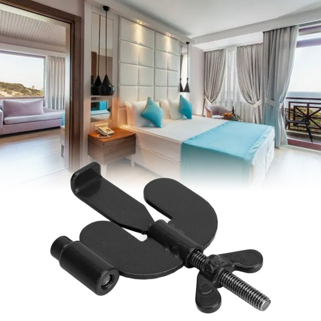 Casier de Porte d'Hôtel, Casier de Porte Portable en Acier Inoxydable Robuste et Portable pour l'École Noir