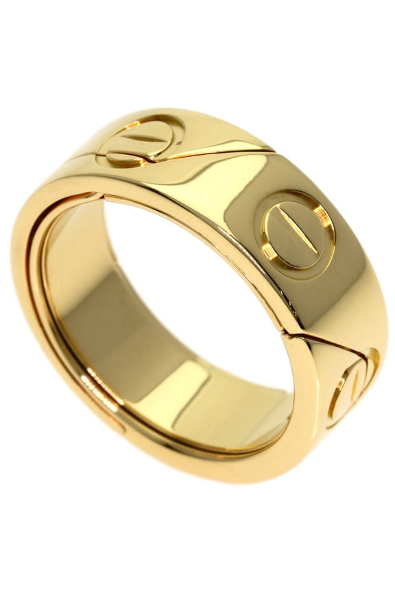 Pre-Owned Cartier Astro Love Ring #51, 18K Yellow Gold, Women's