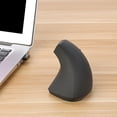 thumbnail image 2 of Ergonomique Mouse Haute Précision Optique Vertical Mouse DPI Réglable Ordinateur Sans Fil Mouse Noir, 2 of 5