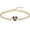 Gold+Purple, variant on Heart Urn Bracelet for Ashes for Women Stainless Steel Crystal Cremation Jewelry Adjustable Link Bangle Memorial Keepsake for Loved One