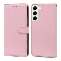 Wallet Case for Samsung Galaxy S21 with Wrist Strap Kickstand Magnetic Card Slots Phone Cover for Samsung Galaxy S21 (6.2 Inch),Pink