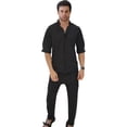 thumbnail image 2 of Conjunto De Camisa Con Cuello En V Para Hombre,2 Piezas, 2 of 8