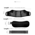 thumbnail image 2 of Maternity Belt, Pregnancy Support Belt, Back Support Protection- Breathable Belly Band, Lumbar and Lower Back Pain Relief, Black/2XL, 2 of 7