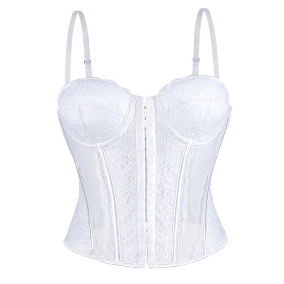 Busydd Corset Tops for Women Fashion Spaghetti Straps Lace Camisole Tops for Women Solid Color Sleeveless Women's Tops S