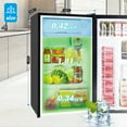 thumbnail image 6 of THINK 30,3.2 Cu.Ft. Compact Refrigerator, Mini Fridge with Freezer, 5 Settings, Reversible Door, Single Door Refrigerator for Kitchen, Dorm, Apartment, Bar, Office, 6 of 7