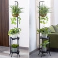 thumbnail image 6 of A house of tools 2-tier Hanging Plant Stand, Space-Saving Iron Planter Shelves Flower Pot Organizer Rack Multiple Flower Pot Display Holder Shelf Indoor Outdoor Heavy Duty Planter Shelving Unit, 6 of 6