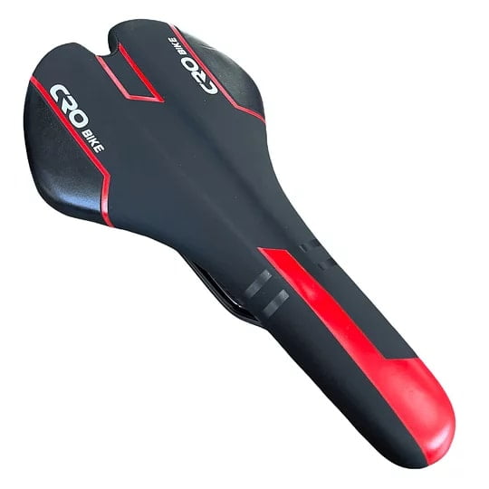 Asiento Cro Bike Mtb Negro Rojo