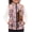 Brown Horse Camo Print, variant on FUIALDOLG Girls Fleece Vest Outerwear for Running Fall, Zippered Stand-Up Collar Children's Warm Vest Polyester Kids Vests Jacket