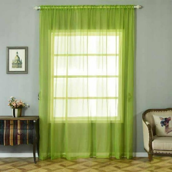Efavormart 2 Panels Sheer Organza Window Dry With Rod Pocket Efavormart 2 Panels Sheer Organza Window Dry With Rod Pocket Treatment Curtain For Decoration 52 Wx108 L Com