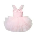 thumbnail image 3 of MEZZALL Girls Tutu Dress For Performance Ballet Sleeveless Mesh Dance Dress With Elastic Waist Solid Color For Summer Recital Infants Toddler Daily Wear Cozy / 7-8 Years, 3 of 8