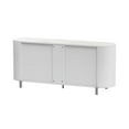 thumbnail image 5 of Milan Lacey White 4-Door Wood Buffet with Marbleized Sintered Stone Top, 5 of 7