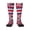 1 Black, variant on Vintage Hawaiian Flag Knee High Socks for Women Long Leg Warmers Socks