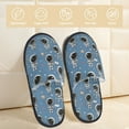 thumbnail image 2 of Fotbe Astronaut Pantuflas Peludas para Mujer con Estampado, Zapatillas de Peluche, Zapatos de Invierno para Casa, Uso Interior y Exterior-Large, 2 of 8