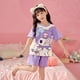 thumbnail image 4 of Traje de pijama de dibujos animados para niños y niñas, ropa de casa con pantalones cortos de manga corta Kawaii de My Melody Kuromi Cinnamoroll, 4 of 4