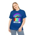 thumbnail image 2 of Proud LGBT Shirt Love is Love Shirt LGBTQ Gay Lesbian LGBT Plus Size Clothing for Women, 2 of 8