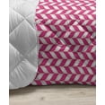 thumbnail image 3 of Abstract Down Alternative Comforter, Minimalist Cubes in Trippy Simplistic Geometric Square Shapes Modern Graphic, Microfiber Quilt for All Season, 5 Sizes, White Black, by Ambesonne, 3 of 3