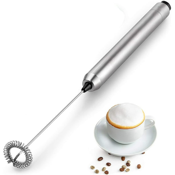 Kitchen Hand-Held Mini Blender-Stainless Steel Coffee Brewing Machine Electric Hand-Held Frother, Suitable For Coffee, Latte-Cordless Battery-Powered Blender Milk Frother - Walmart.com